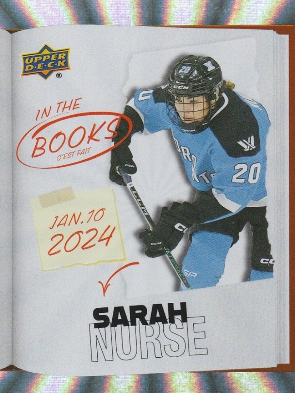 Sarah Nurse - 2024/2025 Tim Hortons Collector's Series Hockey Card